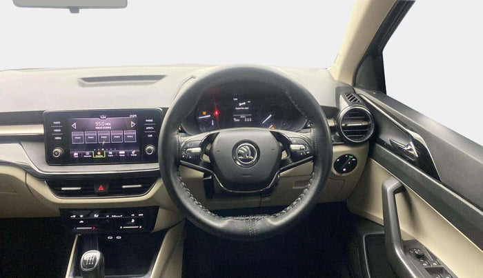 2023 Skoda SLAVIA AMBITION 1.0L TSI MT, Petrol, Manual, 12,482 km, Steering Wheel Close Up