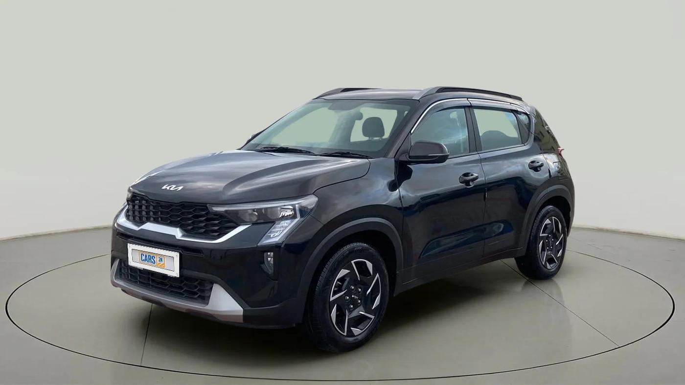 2024 KIA SONET HTK PLUS 1.2 PETROL MT, Petrol, Manual, 14,525 km, Left Front Diagonal