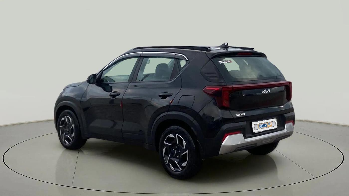 2024 KIA SONET HTK PLUS 1.2 PETROL MT, Petrol, Manual, 14,525 km, Left Back Diagonal