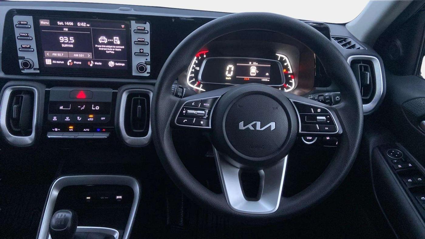 2024 KIA SONET HTK PLUS 1.2 PETROL MT, Petrol, Manual, 14,525 km, Steering Wheel Close Up