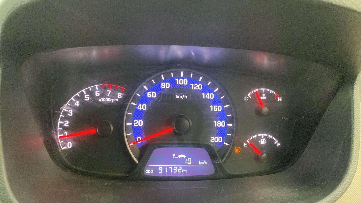 2016 Hyundai Xcent S 1.2, Petrol, Manual, 91,735 km, Odometer Image