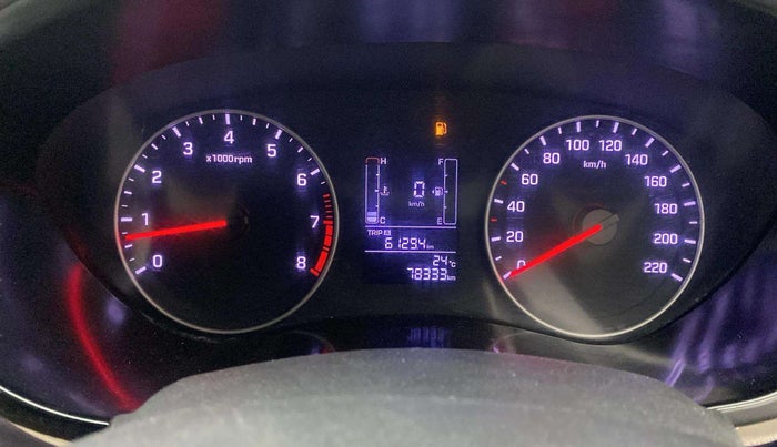 2019 Hyundai Elite i20 SPORTZ PLUS 1.2, Petrol, Manual, 78,329 km, Odometer Image