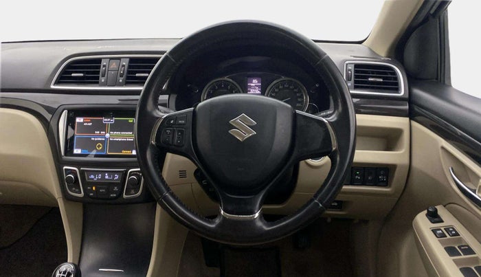 2015 Maruti Ciaz ZXI+, Petrol, Manual, 93,423 km, Steering Wheel Close Up