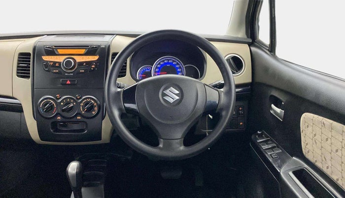 2017 Maruti Wagon R 1.0 VXI AMT, Petrol, Automatic, 53,202 km, Steering Wheel Close Up