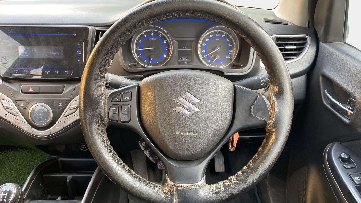 2019 Maruti Baleno DELTA PETROL 1.2, Petrol, Manual, 47,260 km, Steering Wheel Close Up