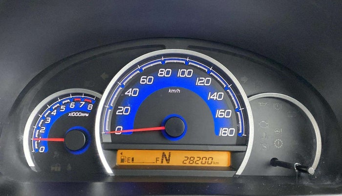 2017 Maruti Wagon R 1.0 VXI AMT, Petrol, Automatic, 28,197 km, Odometer Image
