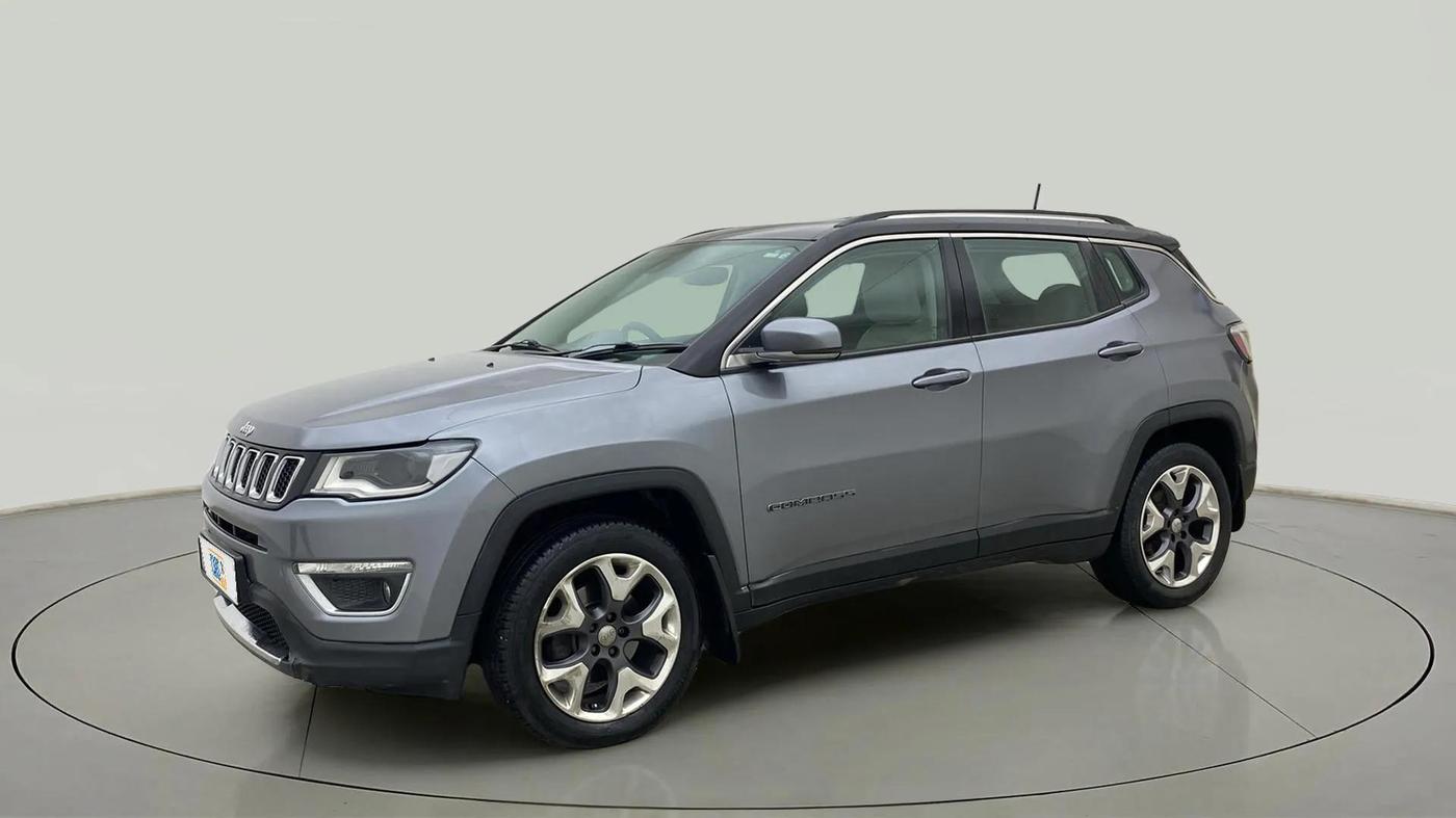 2019 Jeep Compass LIMITED PLUS PETROL AT, Petrol, Automatic, 64,045 km, Left Front Diagonal