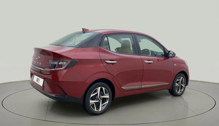 2020 Hyundai AURA SX PLUS 1.2 AMT, Petrol, Automatic, 81,068 km, Right Back Diagonal