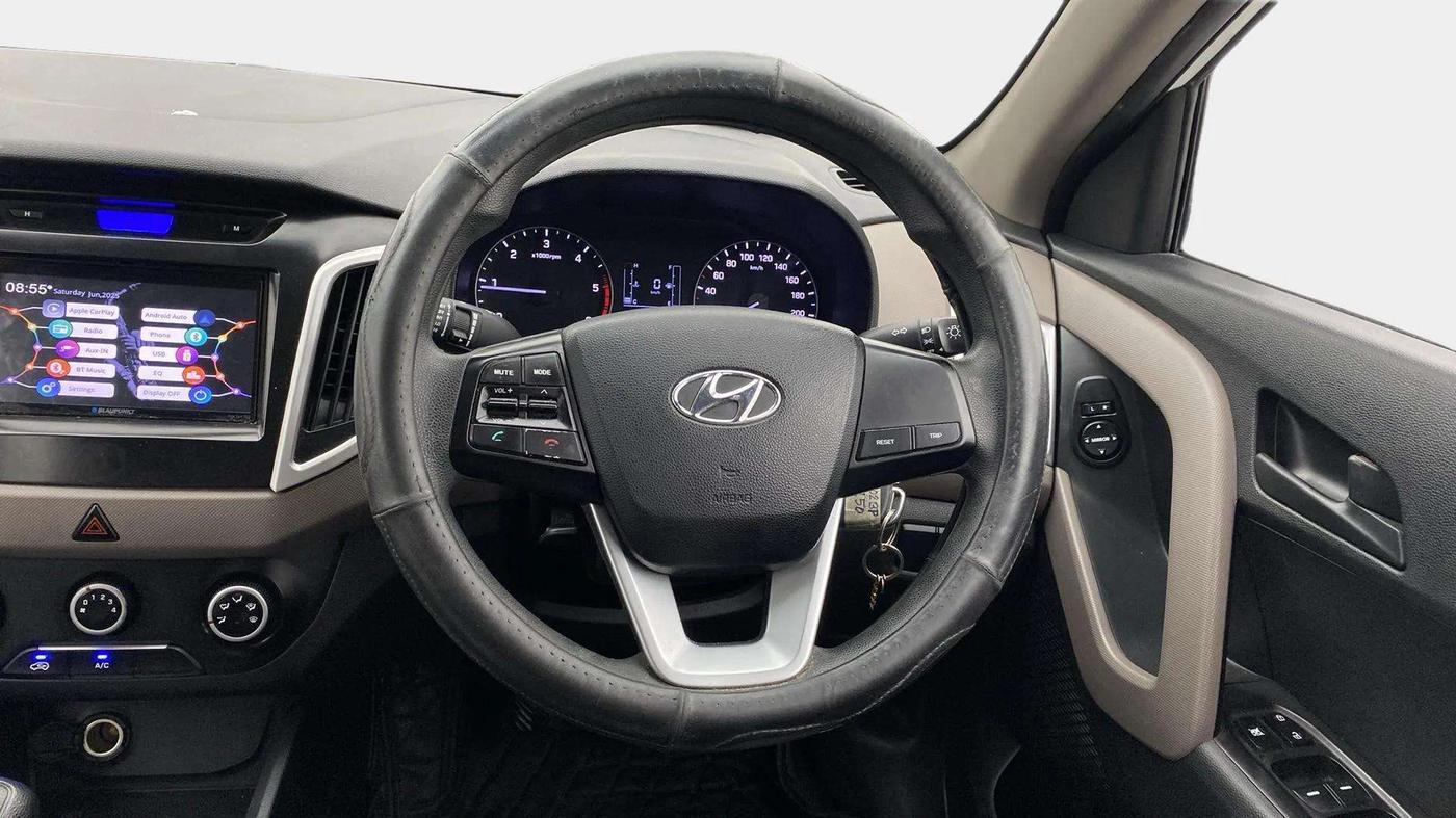 2019 Hyundai Creta E PLUS 1.4 DIESEL, Diesel, Manual, 47,527 km, Steering Wheel Close Up