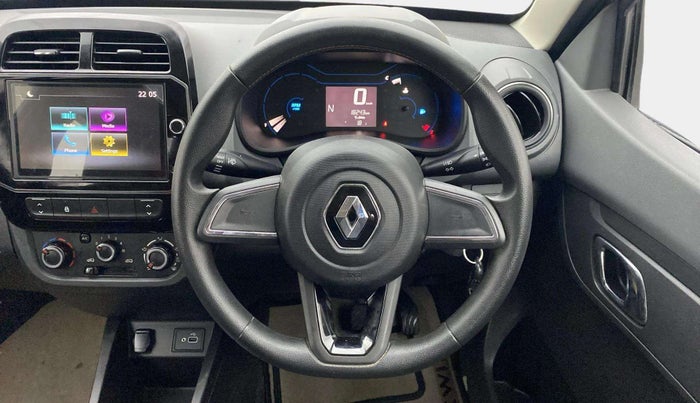 2020 Renault Kwid RXT 1.0 AMT (O), Petrol, Automatic, 18,296 km, Steering Wheel Close Up
