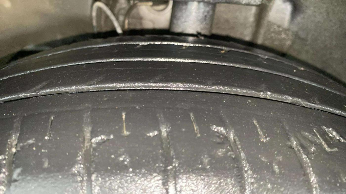2021 Tata TIAGO NRG XZ AMT, Petrol, Automatic, 45,145 km, Left Front Tyre Tread