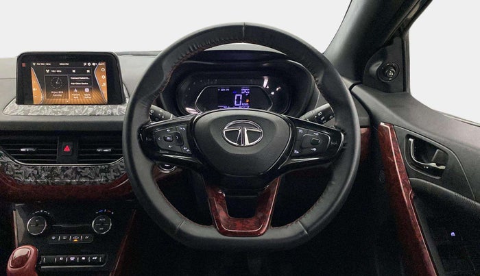 2021 Tata NEXON XZ PLUS (O) PETROL DARK EDITION, Petrol, Manual, 65,474 km, Steering Wheel Close Up