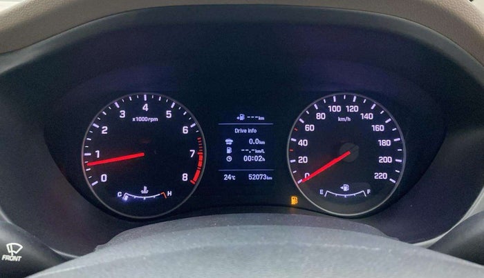2018 Hyundai Elite i20 ASTA 1.2 (O), Petrol, Manual, 52,091 km, Odometer Image