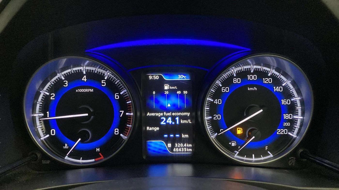 2020 Toyota Glanza G, Petrol, Manual, 46,382 km, Odometer Image