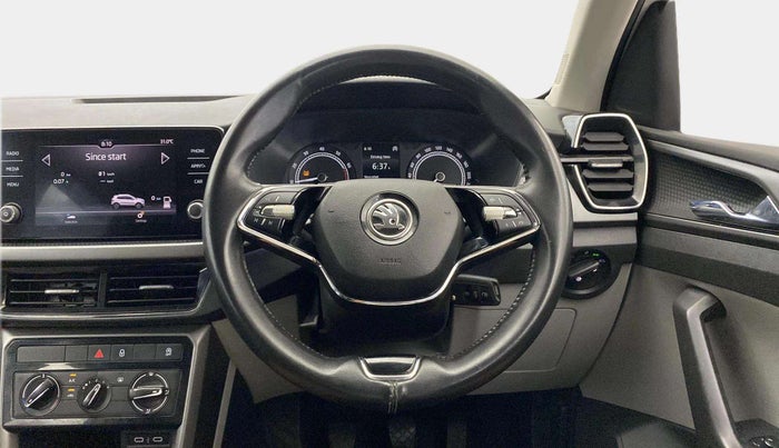 2022 Skoda KUSHAQ AMBITION 1.0L TSI MT, Petrol, Manual, 38,311 km, Steering Wheel Close Up