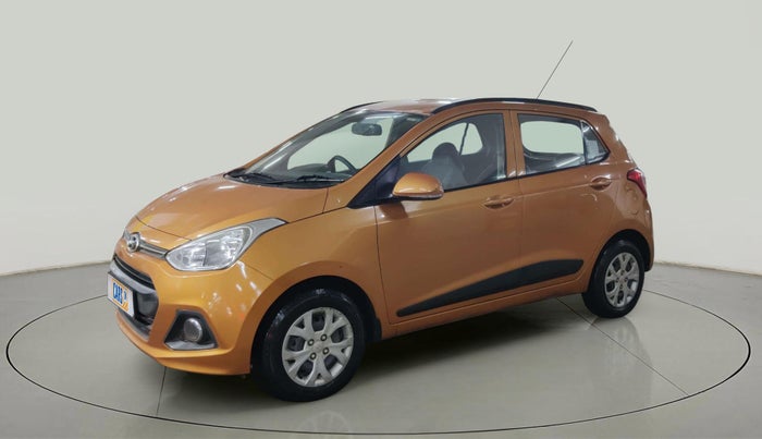 2016 Hyundai Grand i10 SPORTZ 1.2 KAPPA VTVT, Petrol, Manual, 37,048 km, Left Front Diagonal