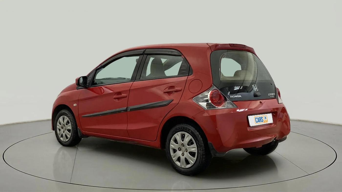 2014 Honda Brio S MT, Petrol, Manual, 56,297 km, Left Back Diagonal