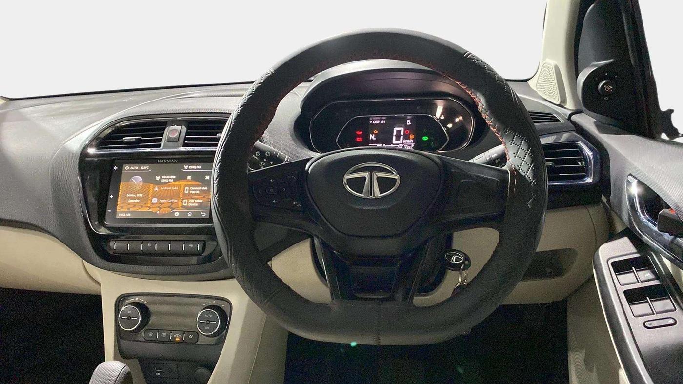 2022 Tata Tiago XZA PLUS PETROL, Petrol, Automatic, 6,055 km, Steering Wheel Close Up