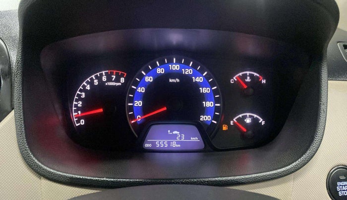 2014 Hyundai Xcent SX 1.2, Petrol, Manual, 55,480 km, Odometer Image