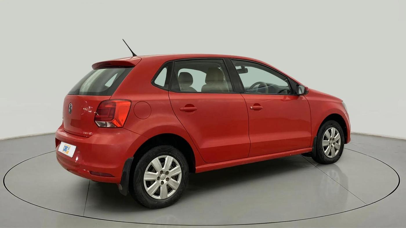 2015 Volkswagen Polo TRENDLINE 1.2L PETROL, Petrol, Manual, 30,693 km, Right Back Diagonal