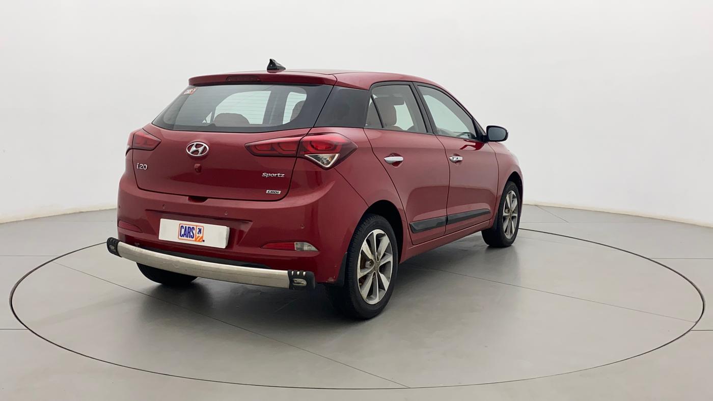 2014 Hyundai Elite i20 SPORTZ 1.4 (O) CRDI, Diesel, Manual, 1,00,003 km, Right Back Diagonal