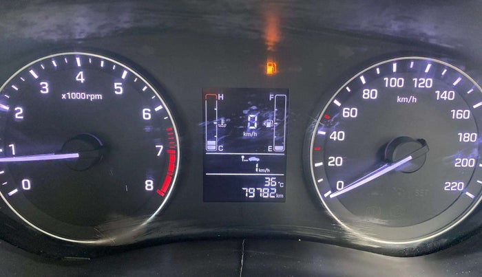 2017 Hyundai Elite i20 SPORTZ 1.2, Petrol, Manual, 79,781 km, Odometer Image