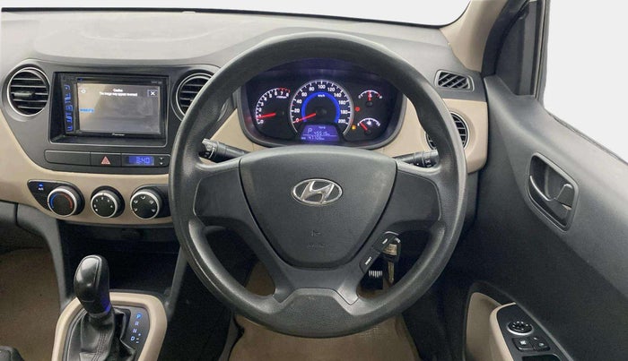 2016 Hyundai Grand i10 MAGNA AT 1.2 KAPPA VTVT, Petrol, Automatic, 47,695 km, Steering Wheel Close Up
