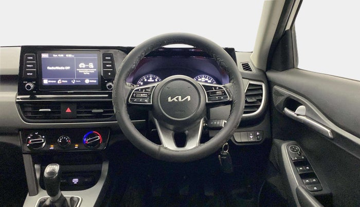 2021 KIA SELTOS HTK 1.5 PETROL, CNG, Manual, 63,595 km, Steering Wheel Close Up
