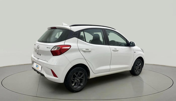 2021 Hyundai GRAND I10 NIOS SPORTZ AMT 1.2 KAPPA VTVT, Petrol, Automatic, 39,211 km, Right Back Diagonal