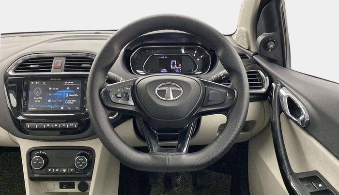 2022 Tata TIGOR XZ PLUS CNG, CNG, Manual, 48,280 km, Steering Wheel Close Up