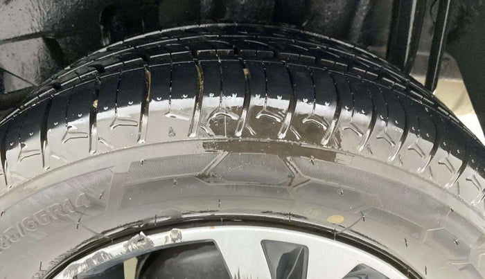 2022 Tata TIGOR XZ PLUS CNG, CNG, Manual, 48,280 km, Left Rear Tyre Tread