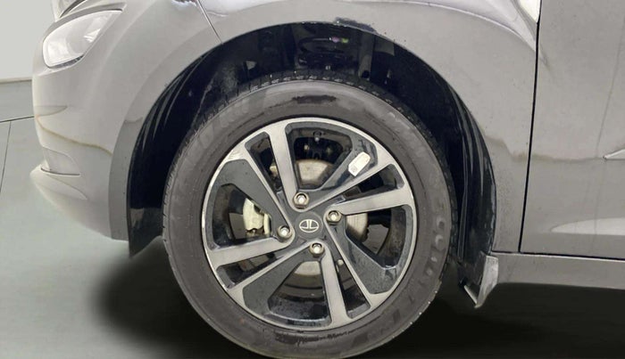2024 Tata ALTROZ  XZA Plus Sunroof Dark Edition, Petrol, Automatic, 14,084 km, Left Front Wheel