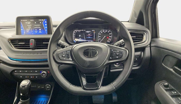 2024 Tata ALTROZ  XZA Plus Sunroof Dark Edition, Petrol, Automatic, 14,084 km, Steering Wheel Close Up