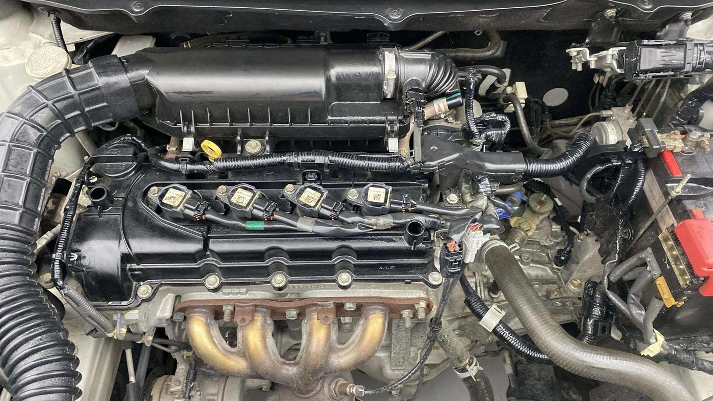 2020 Toyota Glanza V, Petrol, Manual, 17,297 km, Engine View