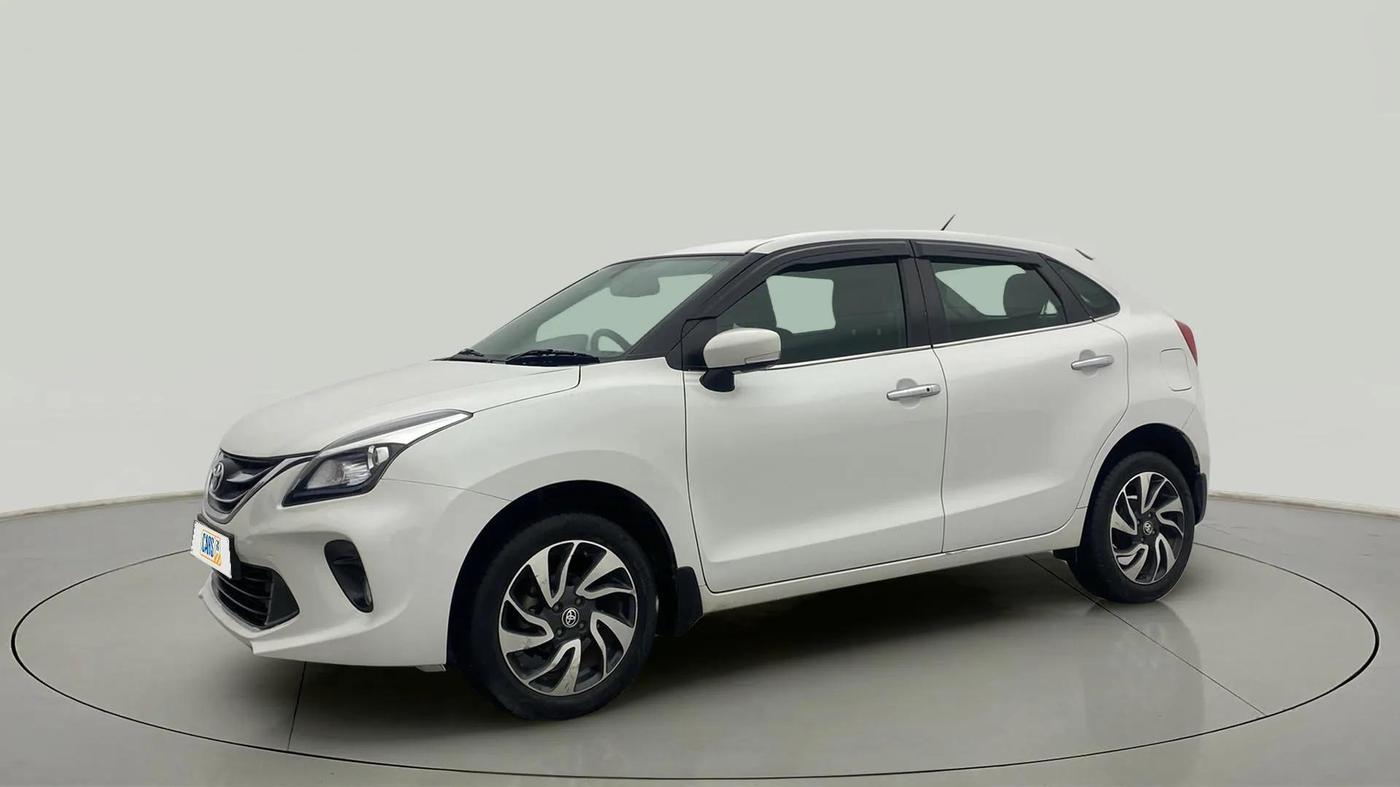 2020 Toyota Glanza V, Petrol, Manual, 17,297 km, Left Front Diagonal