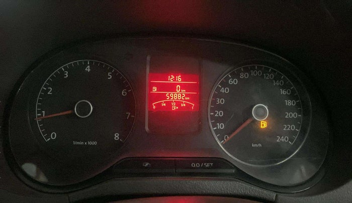 2013 Volkswagen Vento HIGHLINE 1.6 MPI, Petrol, Manual, 59,856 km, Odometer Image