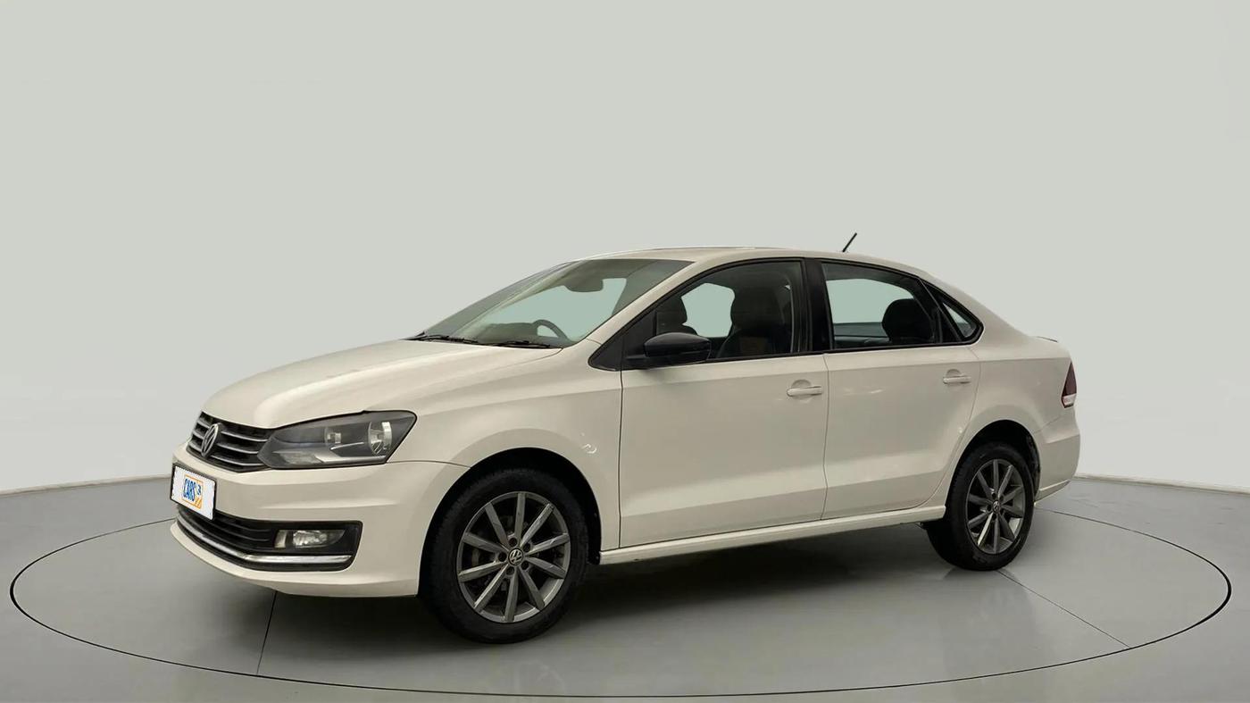 2019 Volkswagen Vento 1.2 TSI HIGHLINE PLUS AT, Petrol, Automatic, 72,748 km, Left Front Diagonal
