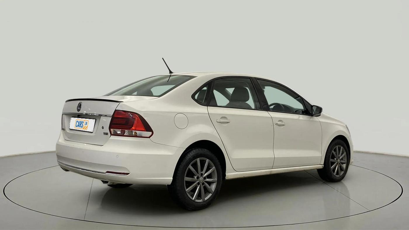2019 Volkswagen Vento 1.2 TSI HIGHLINE PLUS AT, Petrol, Automatic, 72,748 km, Right Back Diagonal