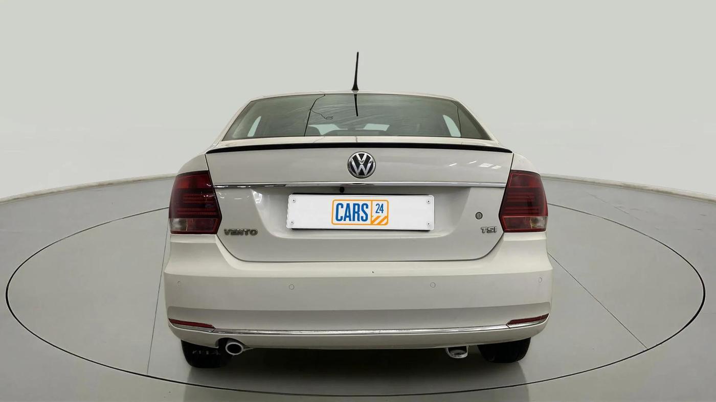 2019 Volkswagen Vento 1.2 TSI HIGHLINE PLUS AT, Petrol, Automatic, 72,748 km, Back/Rear