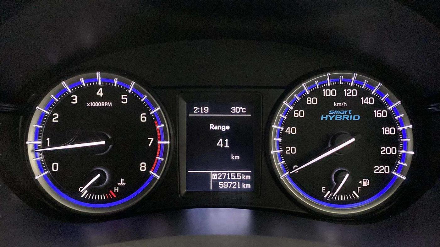 2021 Maruti S Cross ALPHA 1.5, Petrol, Manual, 59,710 km, Odometer Image