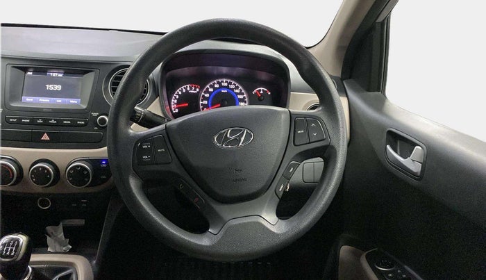 2017 Hyundai Grand i10 SPORTZ 1.2 KAPPA VTVT, Petrol, Manual, 19,958 km, Steering Wheel Close Up