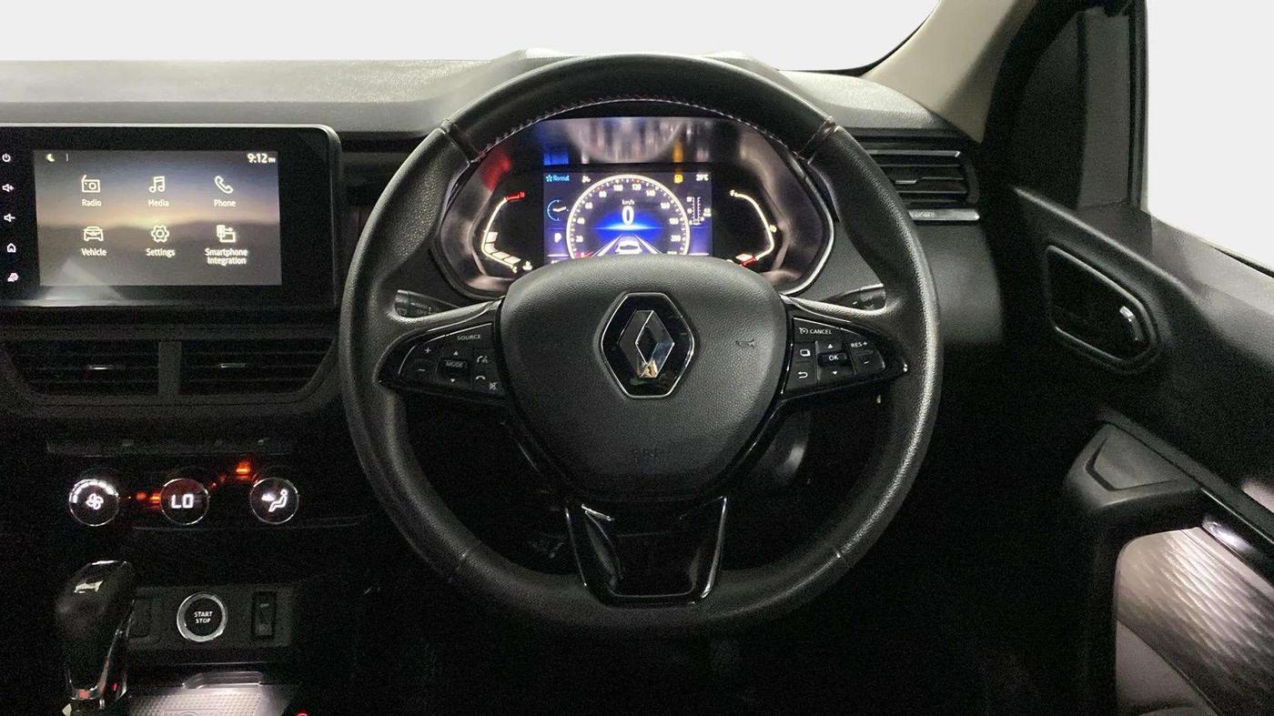 2023 Renault Kiger RXZ TURBO CVT, Petrol, Automatic, 4,415 km, Steering Wheel Close Up