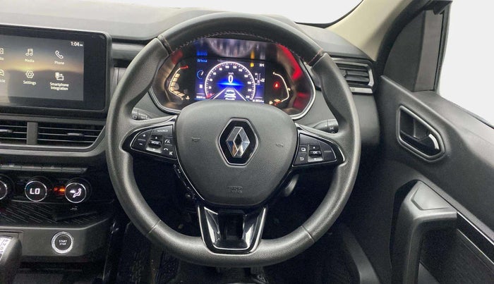 2022 Renault Kiger RXZ AMT DUAL TONE, Petrol, Automatic, 33,781 km, Steering Wheel Close Up