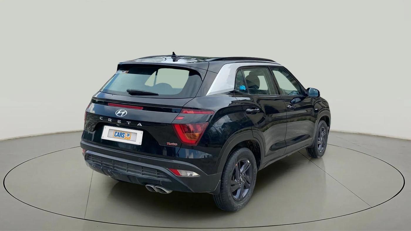 2022 Hyundai Creta S PLUS 1.4 TURBO DCT, Petrol, Automatic, 40,887 km, Right Back Diagonal