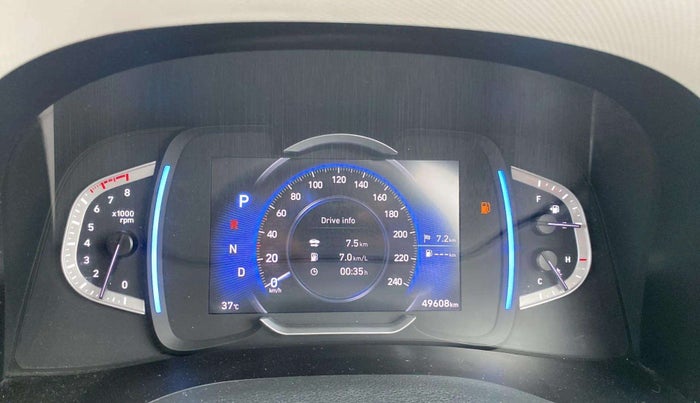 2021 Hyundai Creta SX (O) IVT 1.5 PETROL, Petrol, Automatic, 49,600 km, Odometer Image