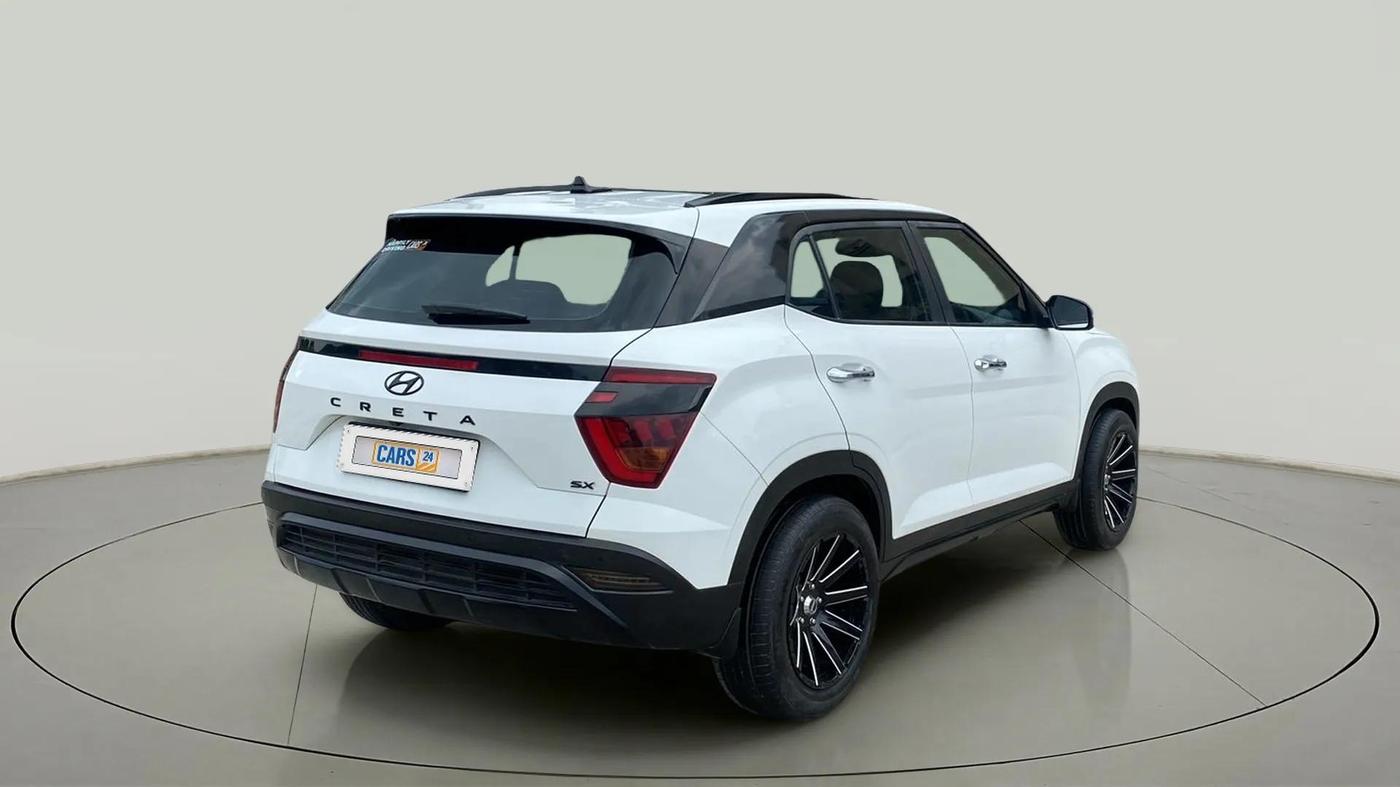 2021 Hyundai Creta SX (O) IVT 1.5 PETROL, Petrol, Automatic, 46,572 km, Right Back Diagonal