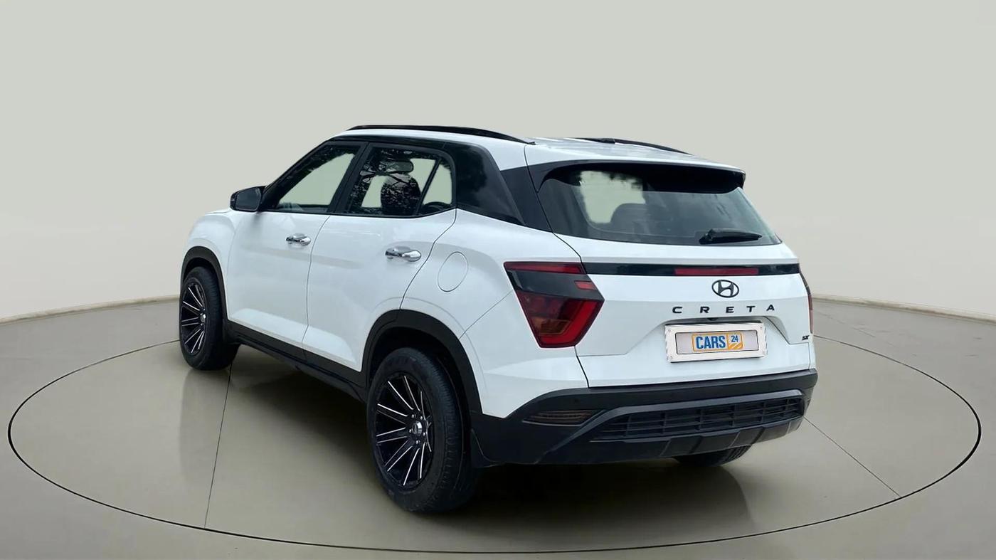 2021 Hyundai Creta SX (O) IVT 1.5 PETROL, Petrol, Automatic, 46,572 km, Left Back Diagonal