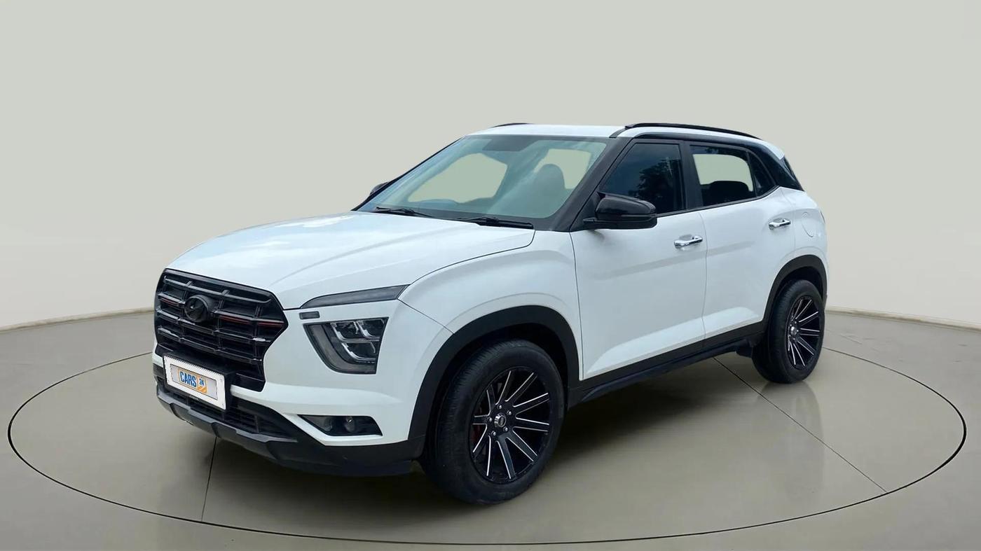 2021 Hyundai Creta SX (O) IVT 1.5 PETROL, Petrol, Automatic, 46,572 km, Left Front Diagonal