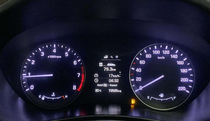 2015 Hyundai Elite i20 ASTA 1.2, Petrol, Manual, 73,521 km, Odometer Image