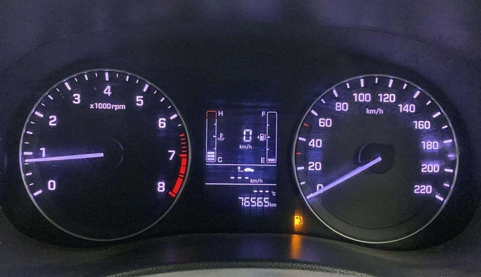 2017 Hyundai Creta SX PLUS 1.6 PETROL, Petrol, Manual, 76,541 km, Odometer Image